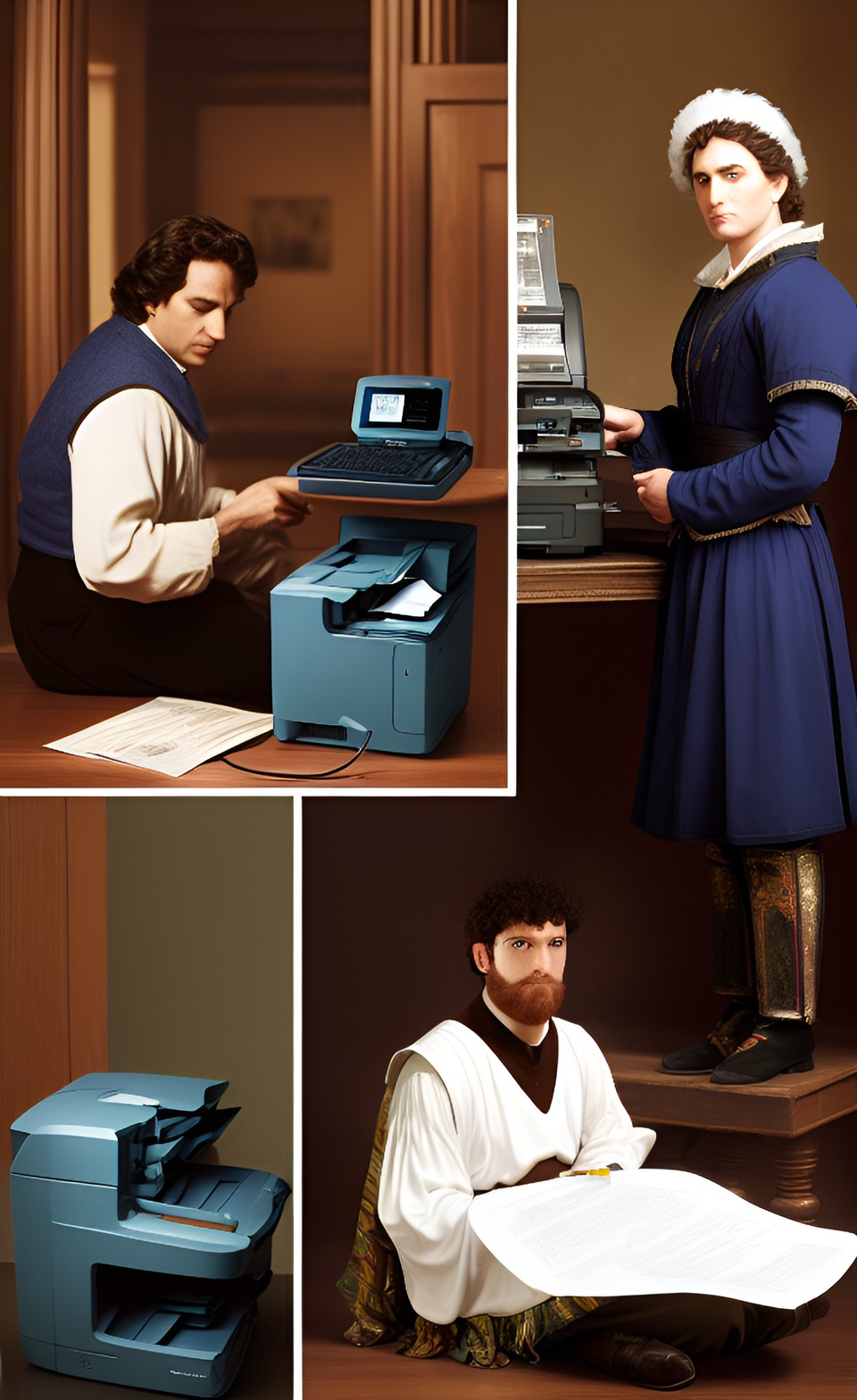 the epic saga of george and the broken printer preview