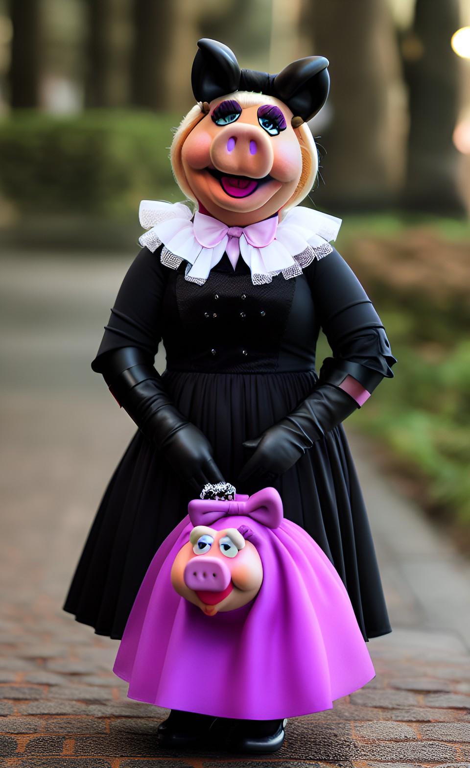 goth miss piggy preview