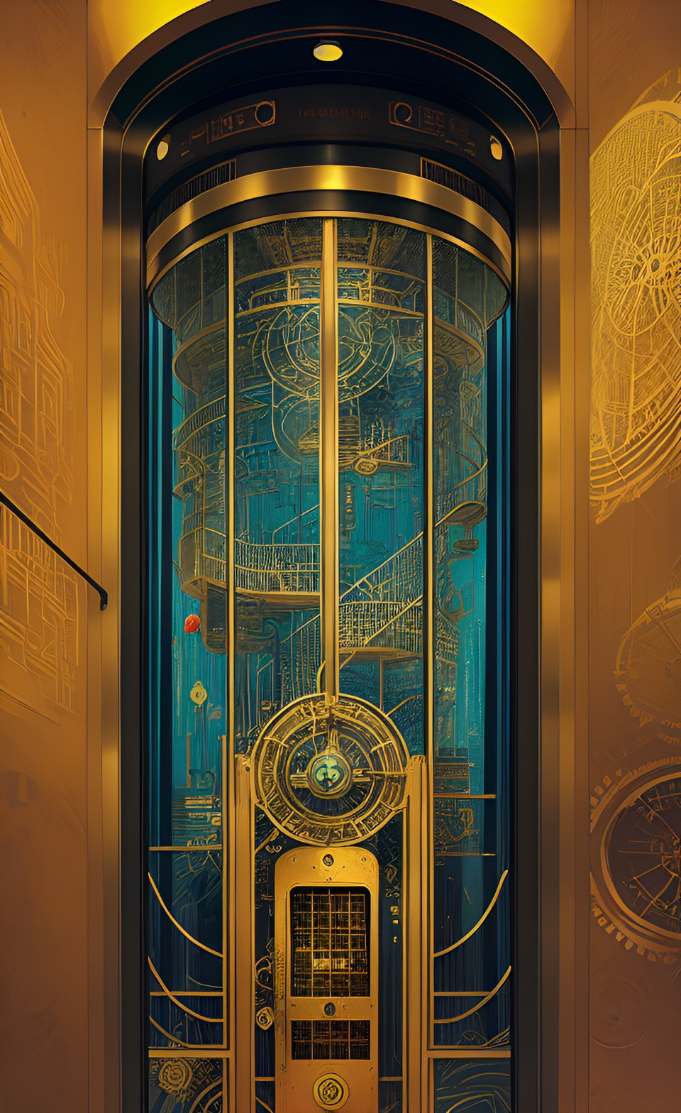 steampunk elevator preview