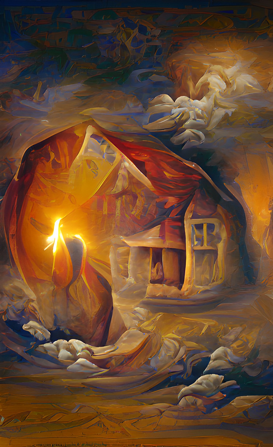 the light of hope transforming the world. the simple ancient home broke open , and the light of hope and glory poured out into a cold and dreary world, transforming everything it touched preview