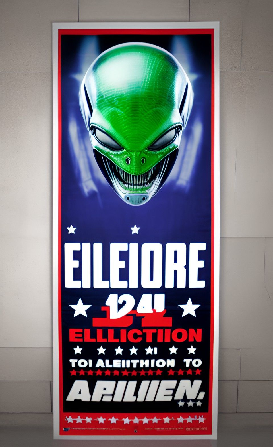 alien election campaign poster preview