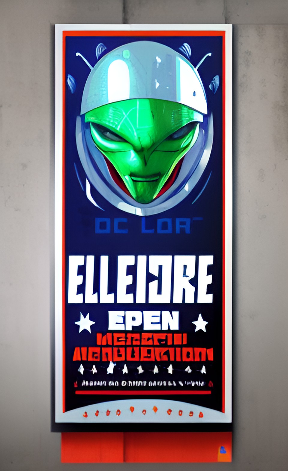 alien election campaign poster preview