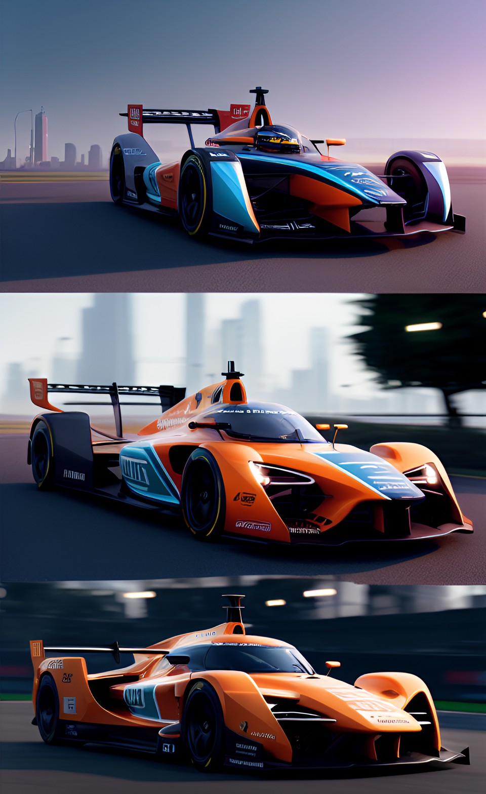 ultramodern formula e car preview