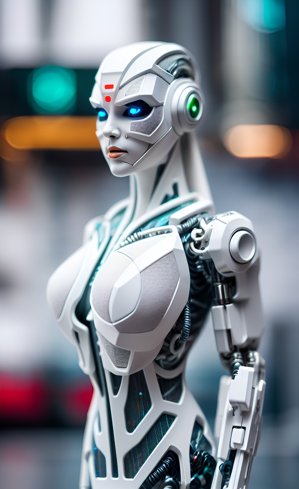 cyborg woman| muscles cable wires| biopunk| cybernetic| cyberpunk| white marble bust| canon m50| 100mm| sharp focus| smooth| hyperrealism| highly detailed| intricate det preview