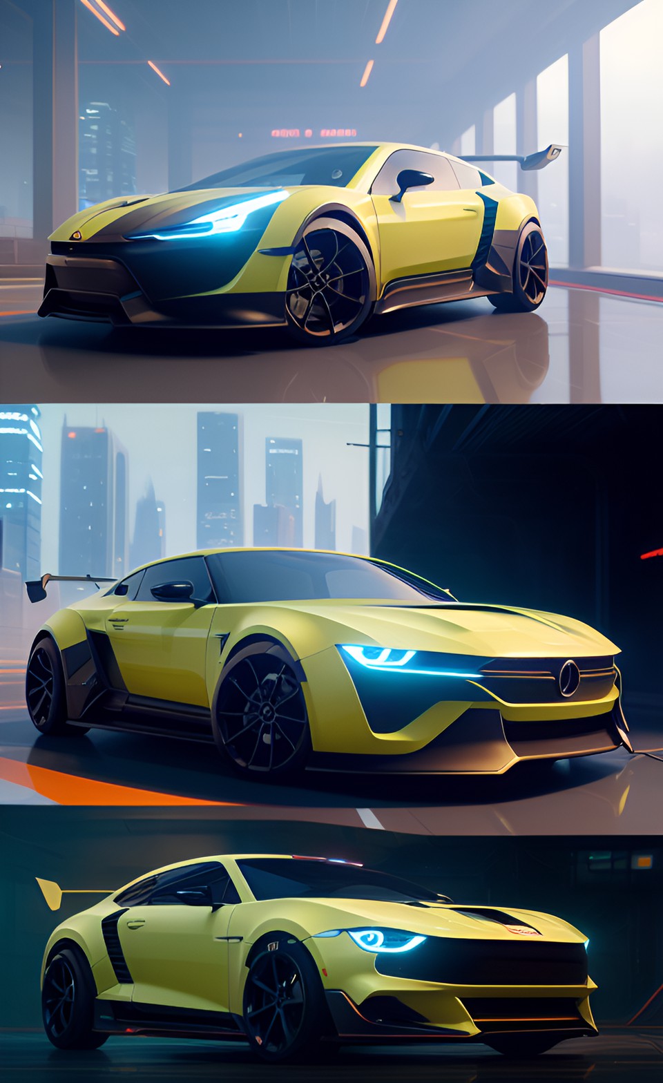 futuristic telemachus motors sport hatchback preview