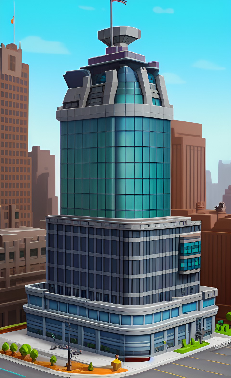 doofenshmirtz evil inc building preview