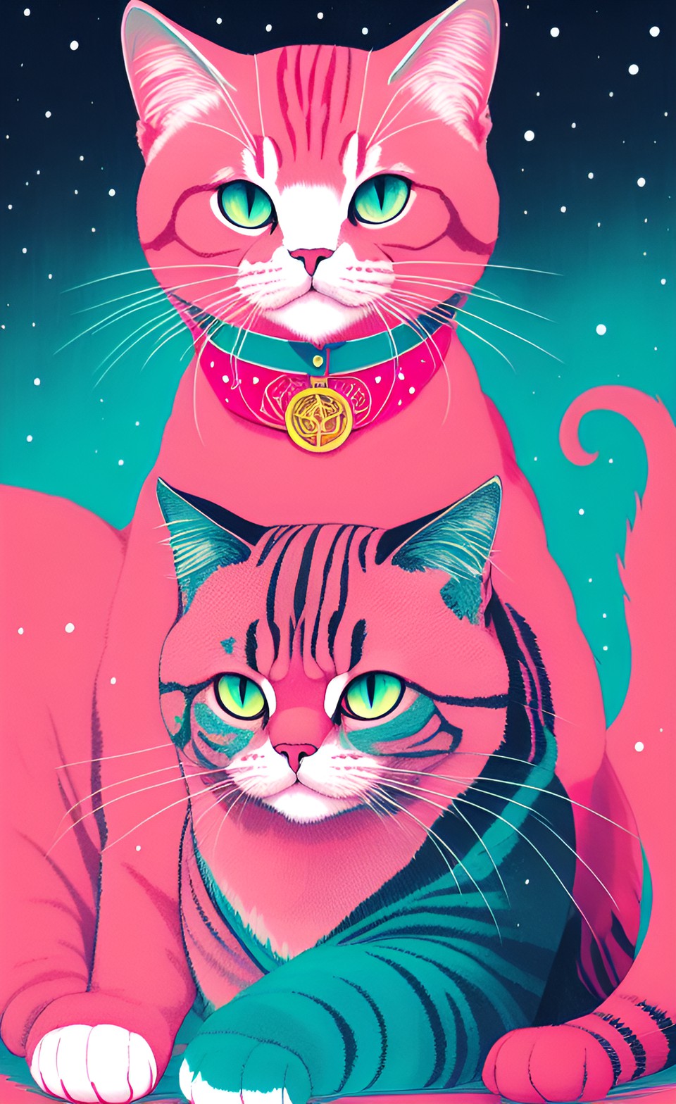 pink furry cat preview