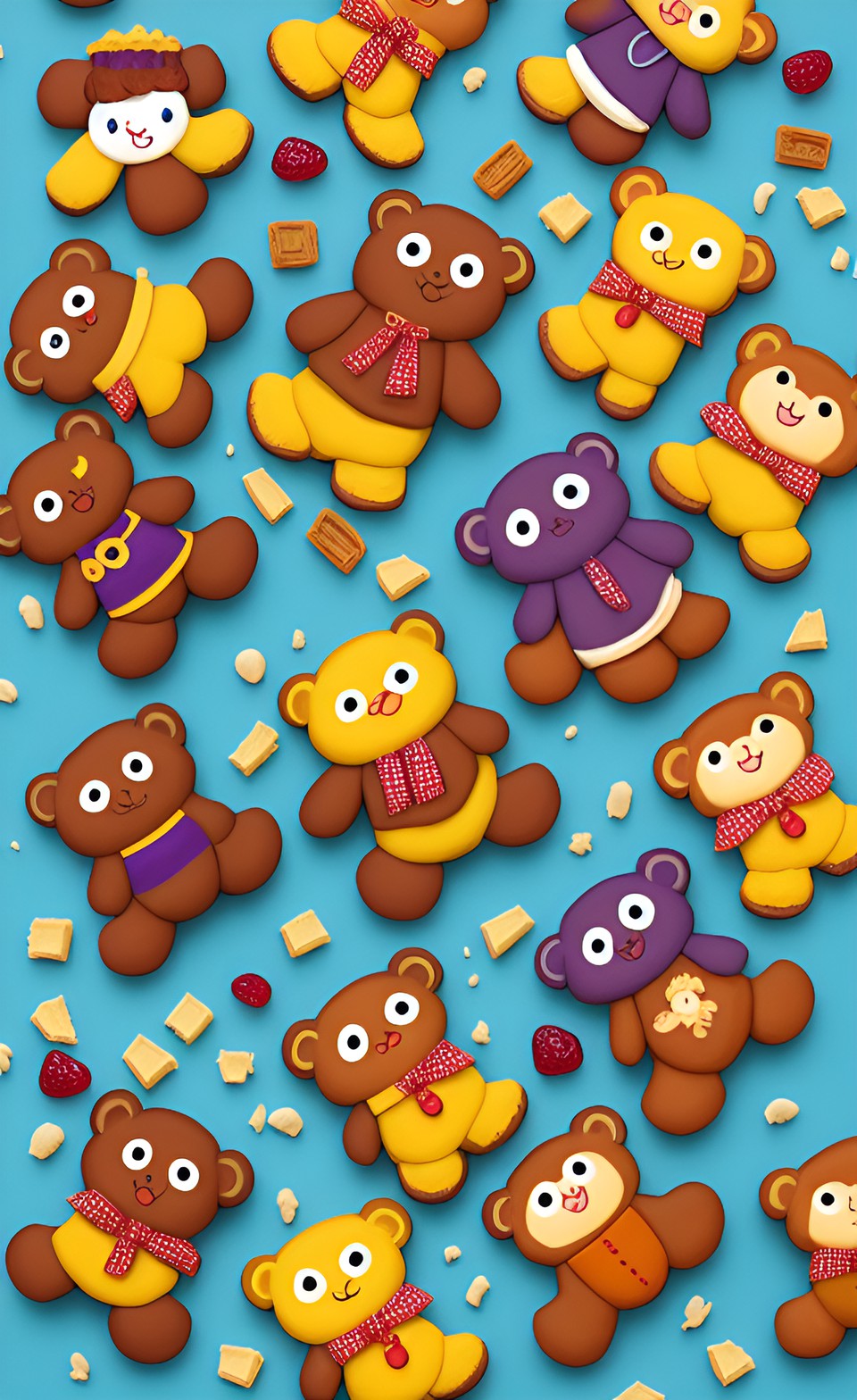 peanut butter and jelly bears cartoon characters preview