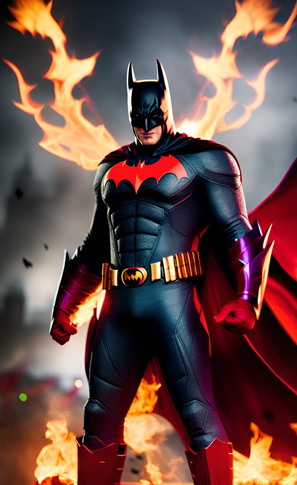 demon fire batman preview