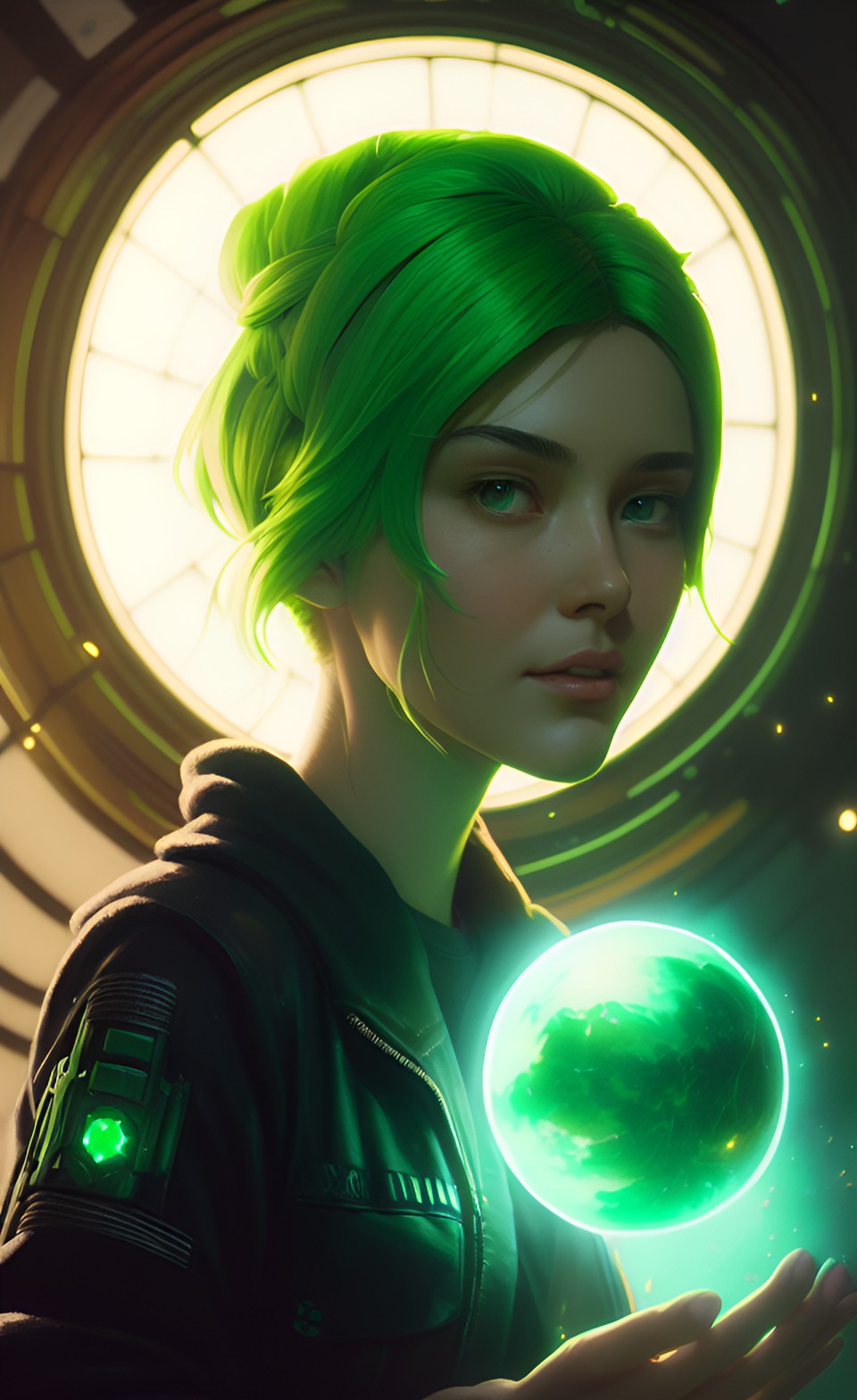 bright green orb preview