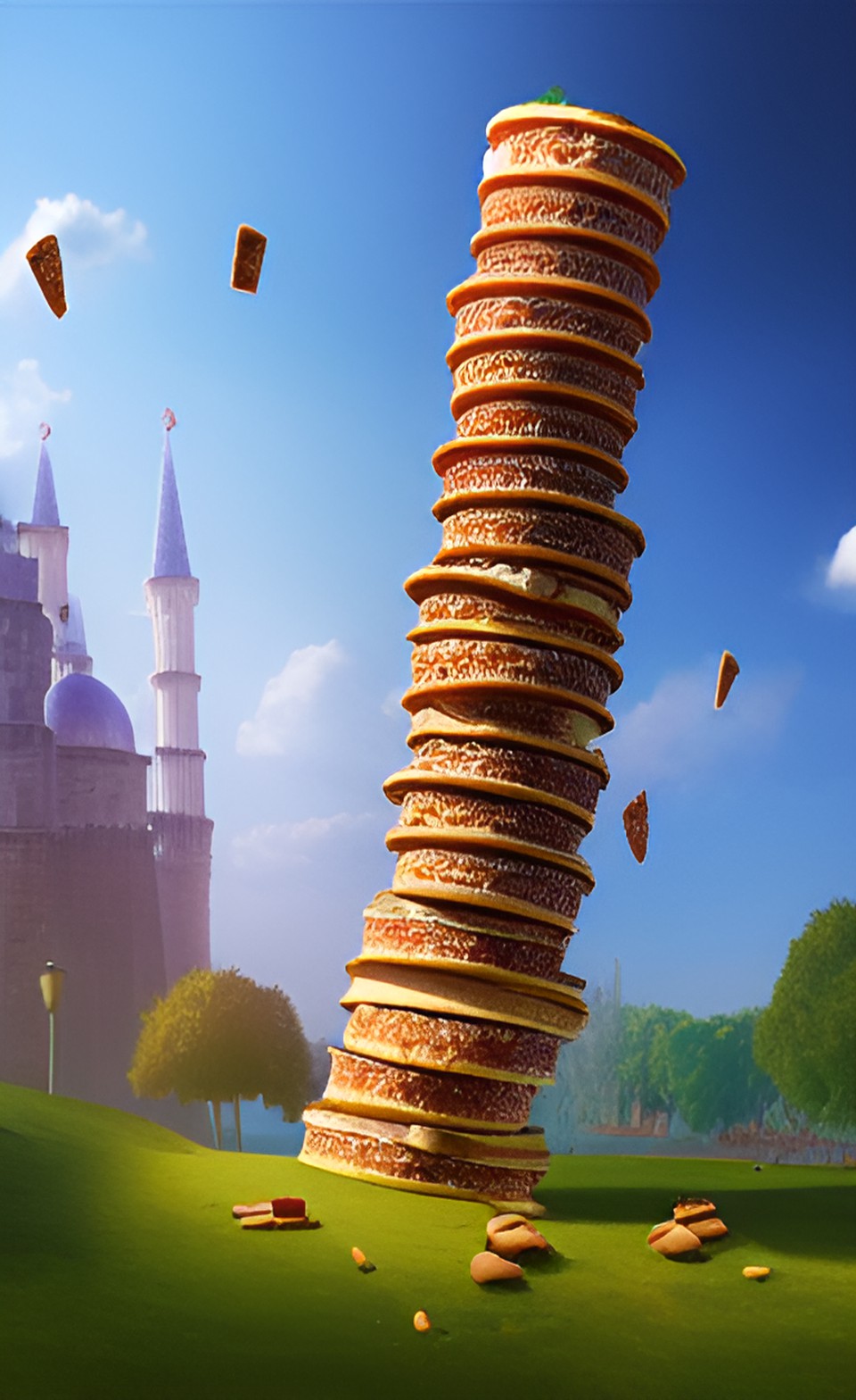 leaning tower of pizza preview