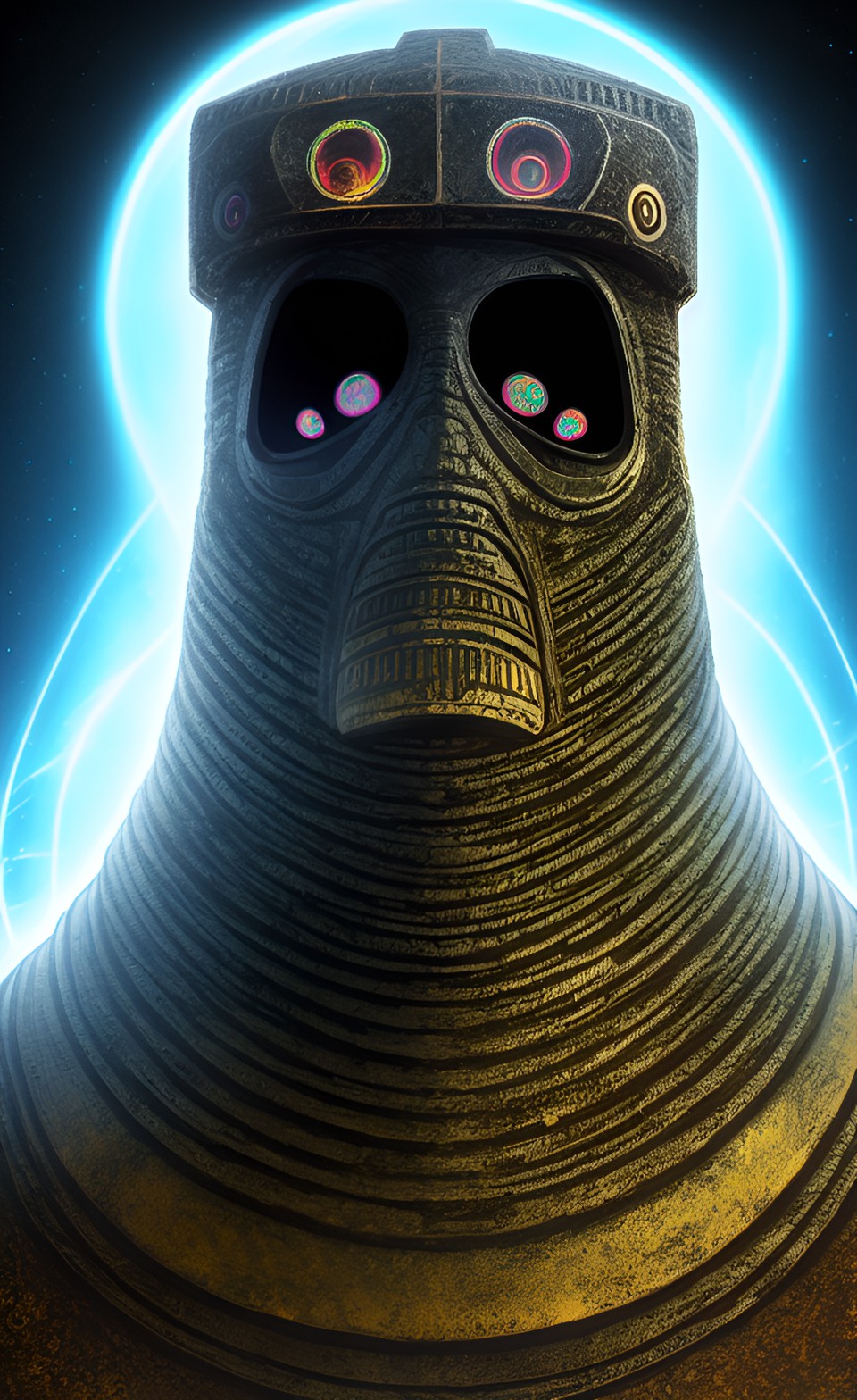 bad ancient alien, front portrait, ultrarealisctic preview