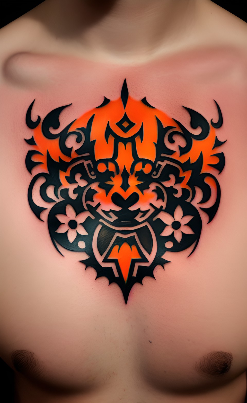 tribal tattoo of the cheeto clan preview