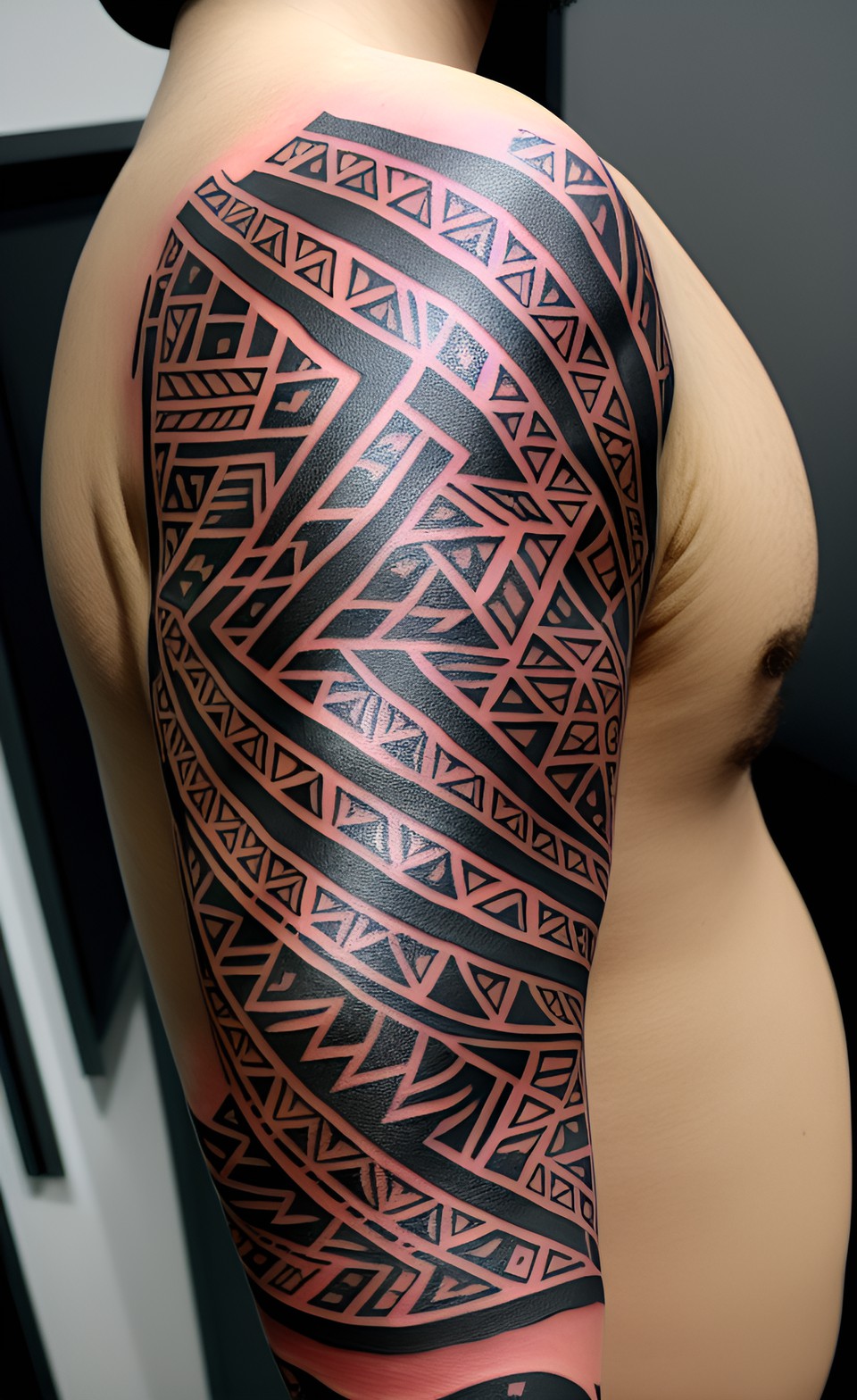 tribal tattoo of the doritos clan preview