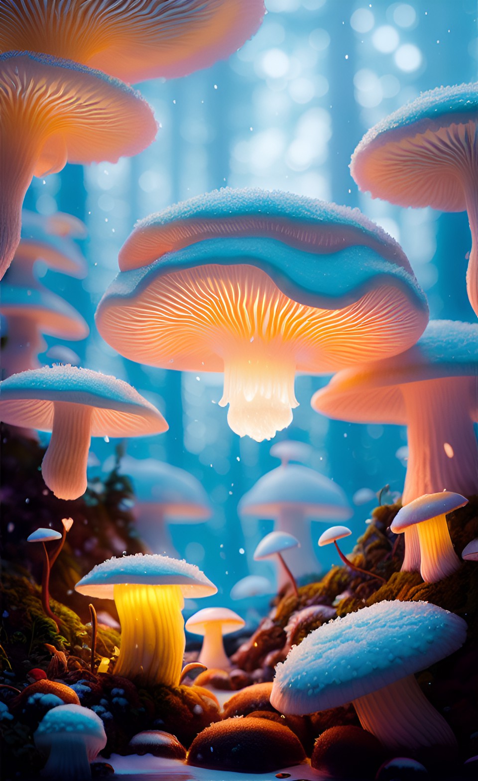 Forest Jellyshrooms - snowbank jelly mushroom drops preview