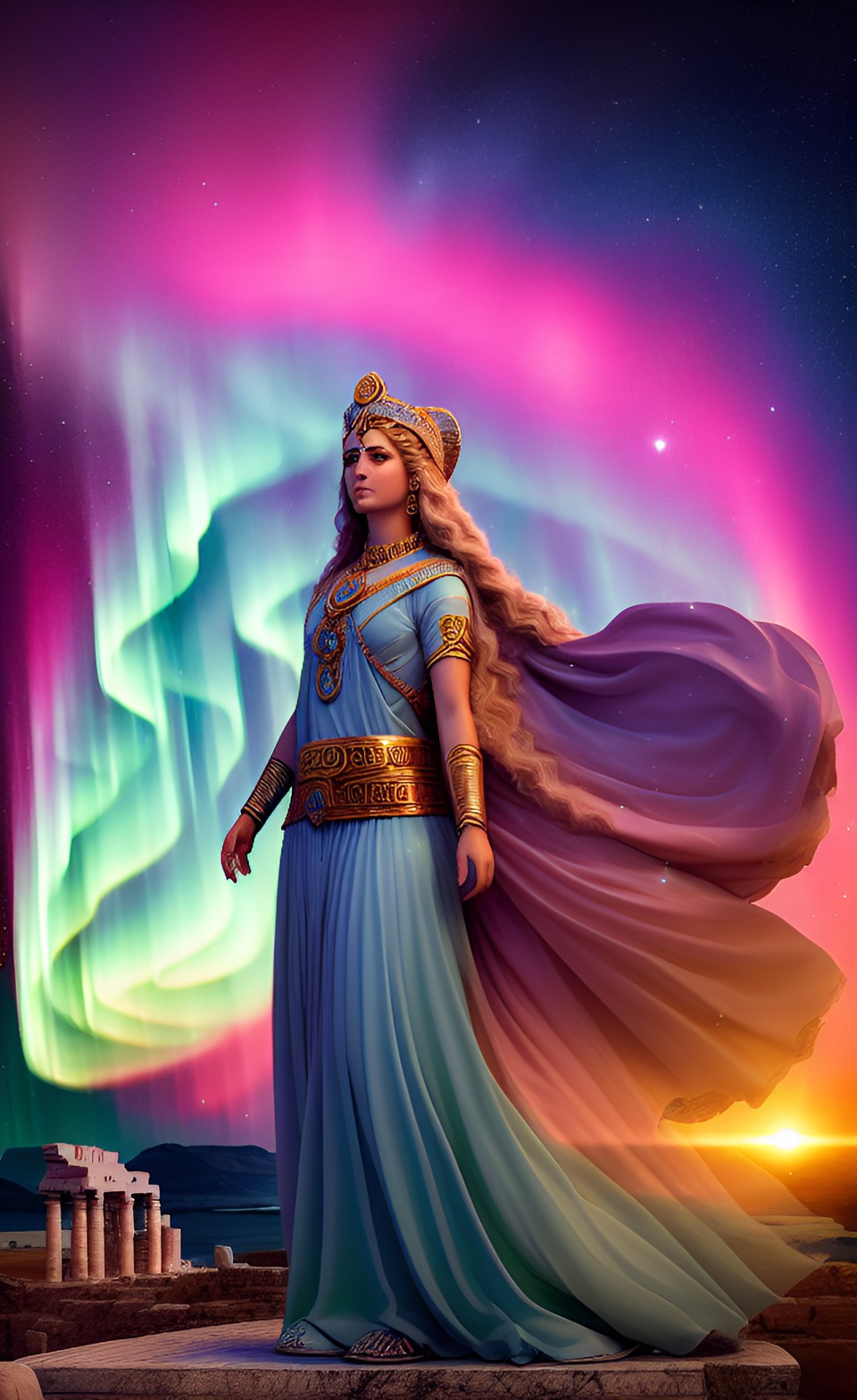 h₂éusōs - the goddess of the dawn: eos (greek) aurora (roman) ushas (vedic)
eos (greek)
aurora (roman)
ushas (vedic) preview