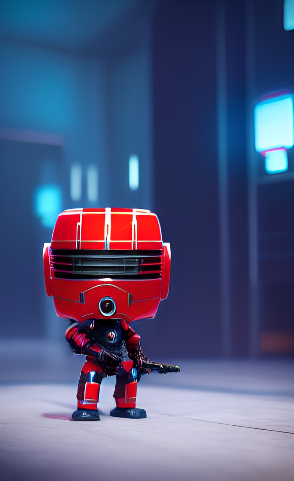 red enforcement droid preview