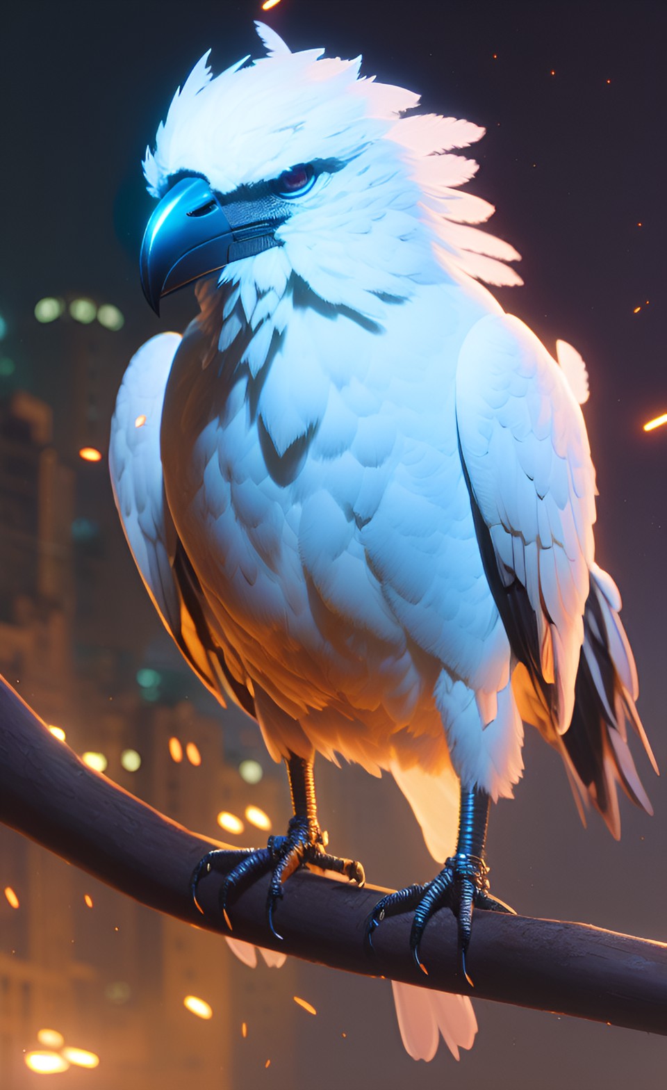 cybernetic albino crow preview