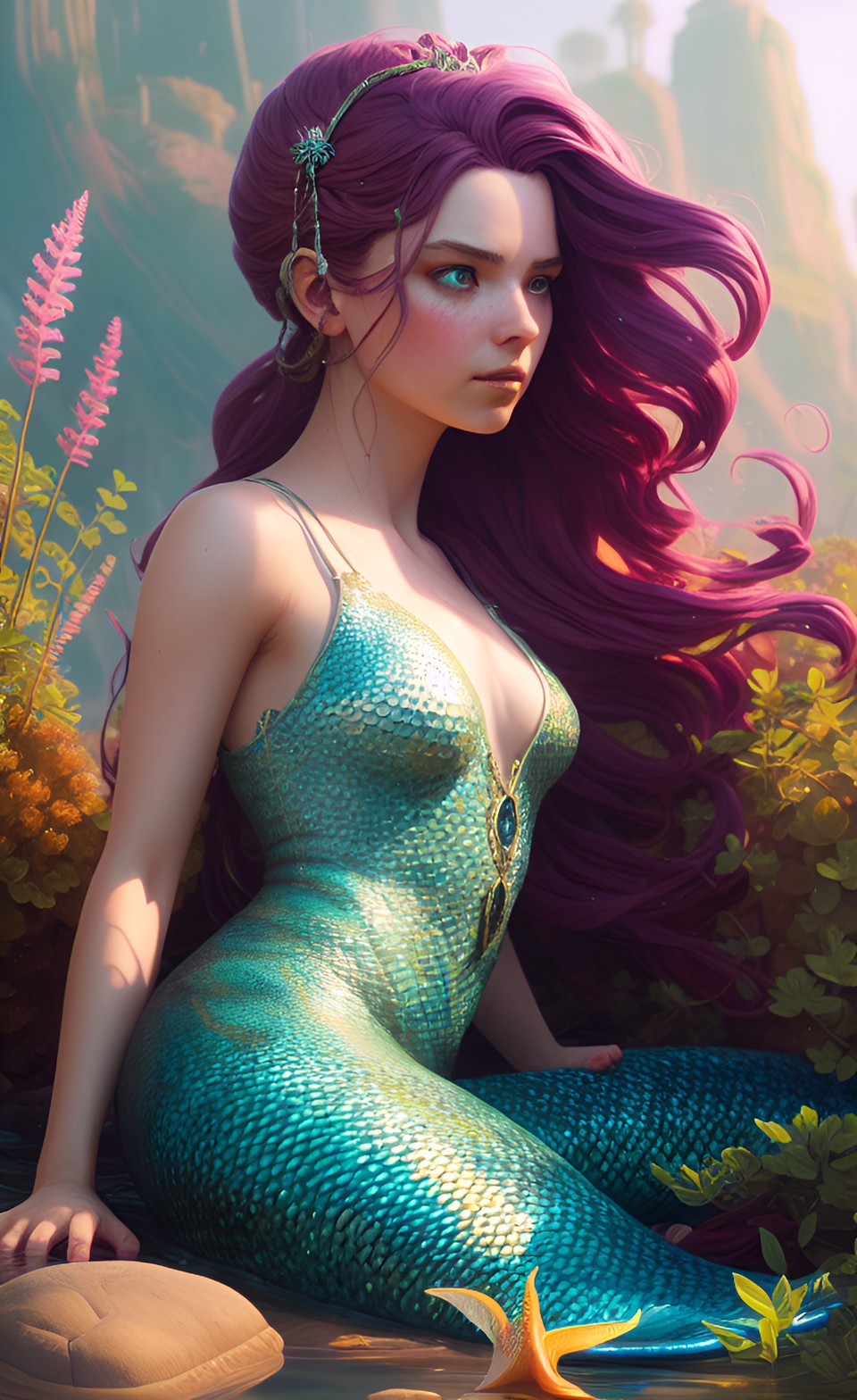 mermaid goddess preview