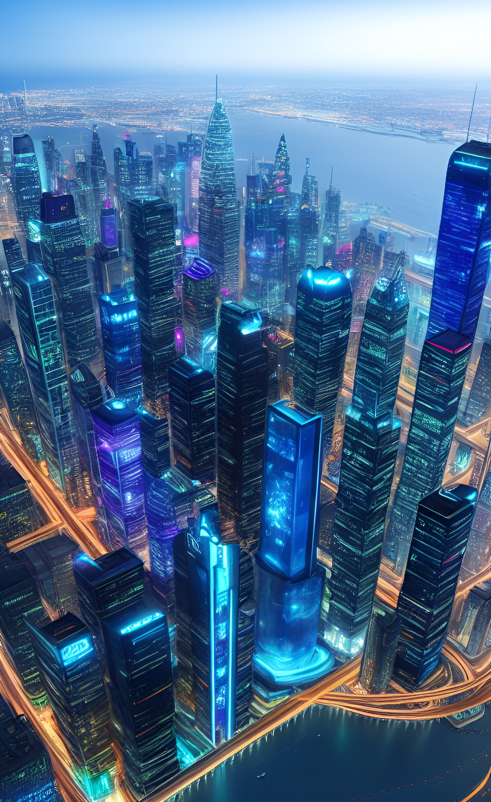 futuristic city preview