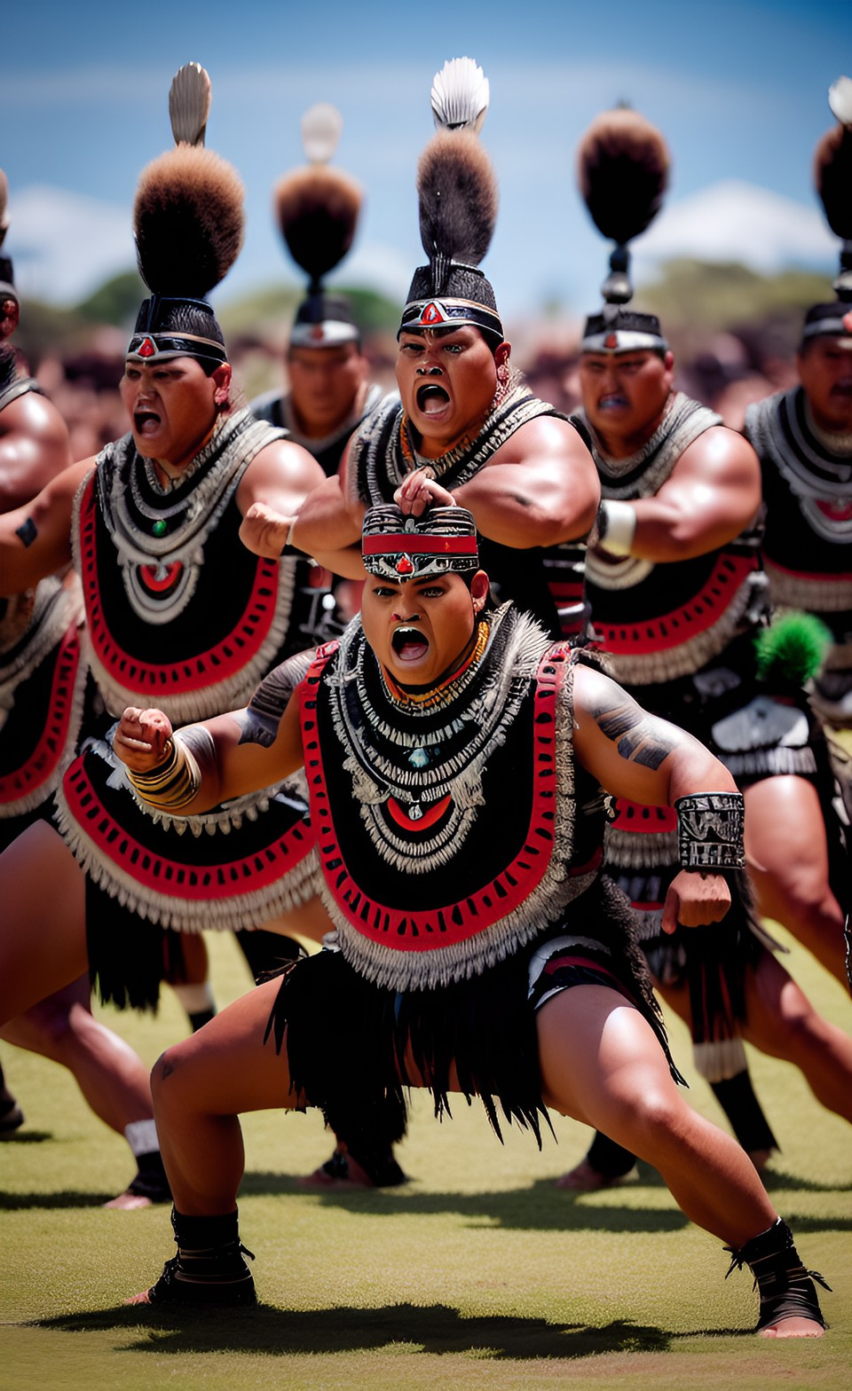 maori warriors doing the haka dance preview