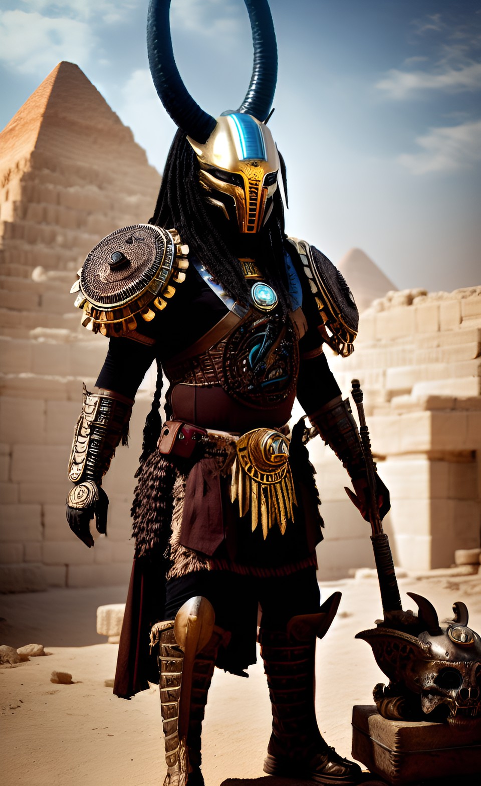 Predator in Egypt - predator decadence steampunk in ancient egypt preview