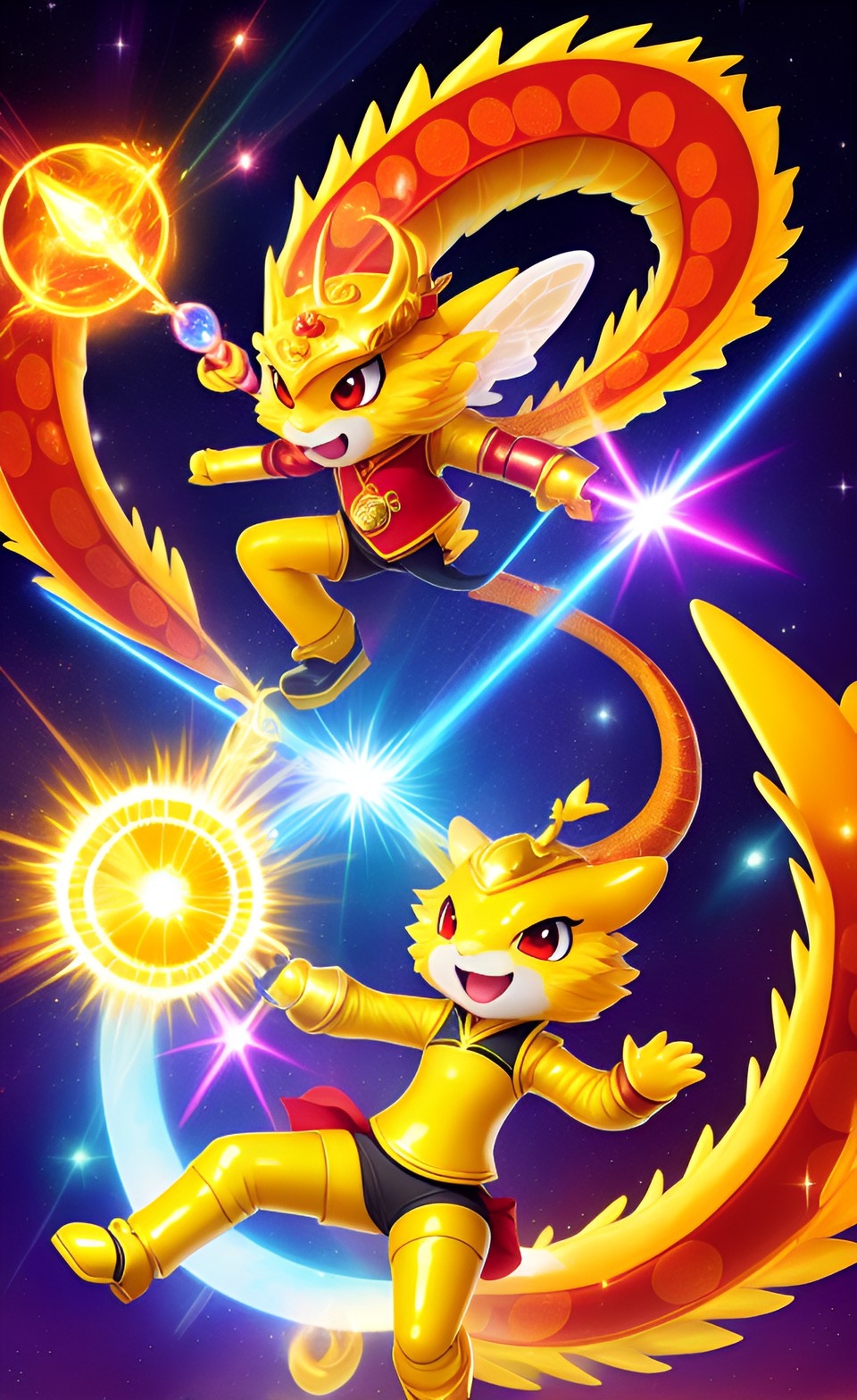 a magical honey me shop sun dragon dodging lasers preview