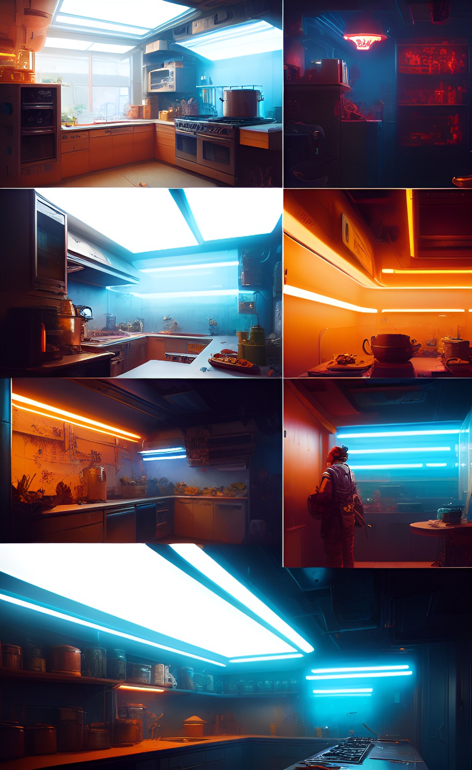 cyberpunk kitchen preview