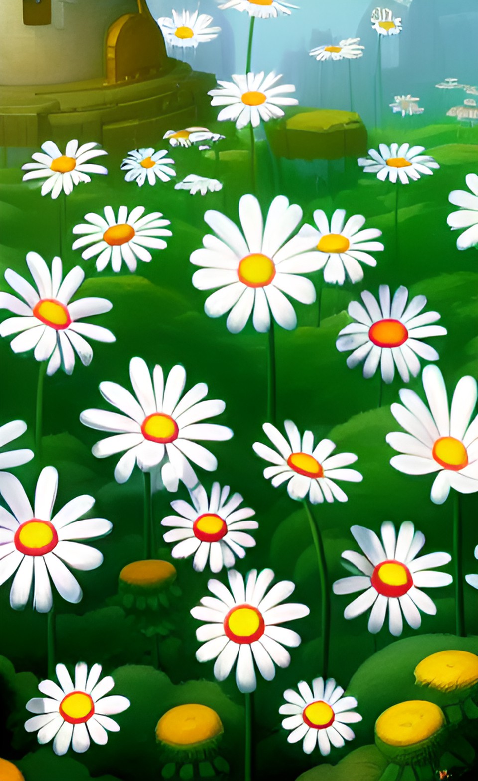 close up of daisies preview