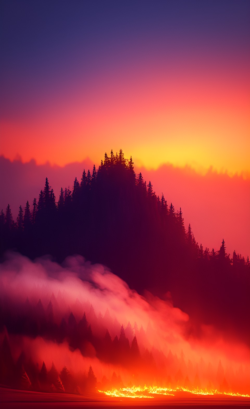 a fire sunset preview