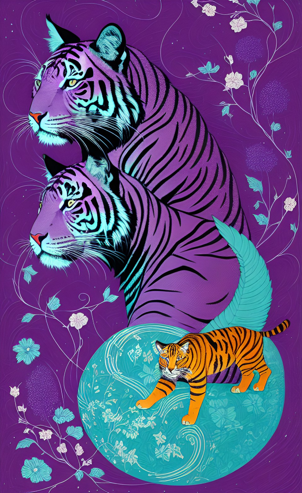 purple tiger preview