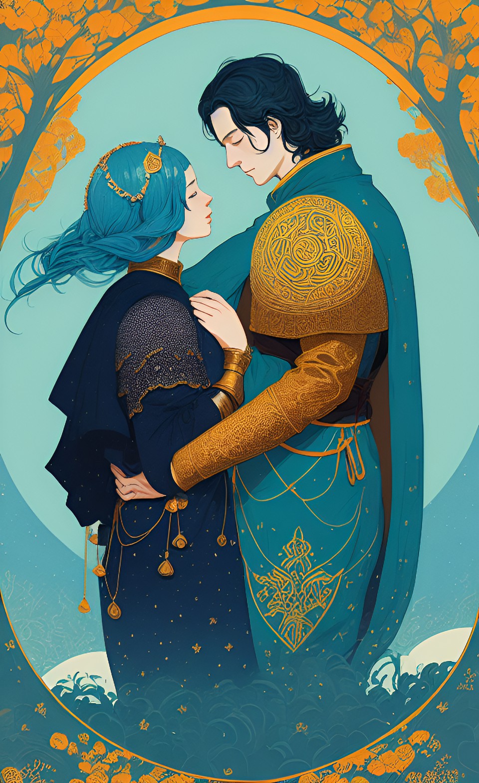 lovers inspired on medieval time preview