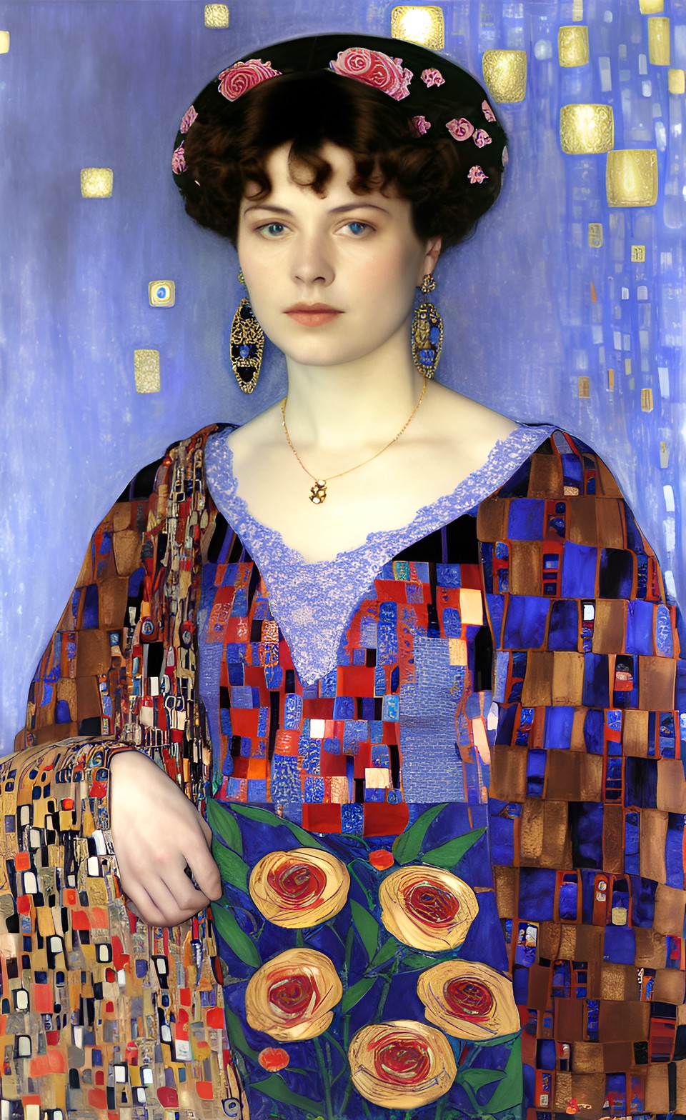 klimt rose blue women preview