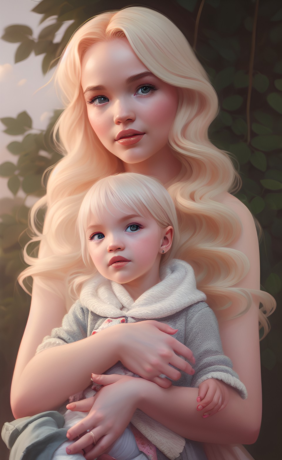 dove cameron holding blonde baby preview