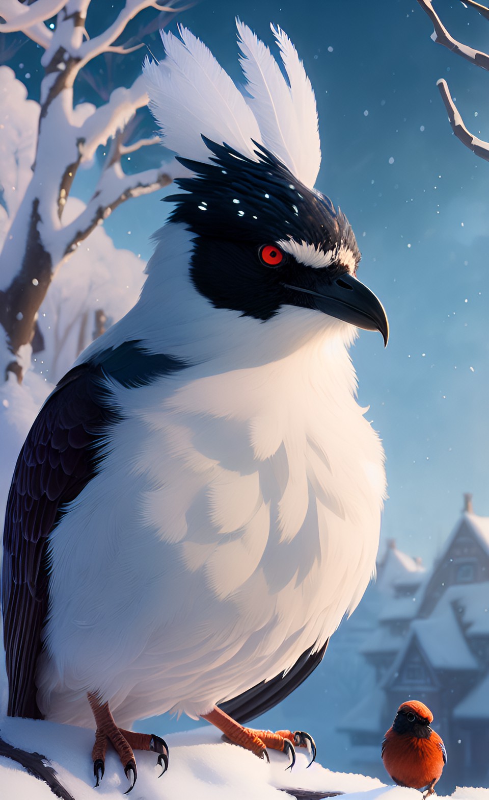 Winter bird - winter bird preview