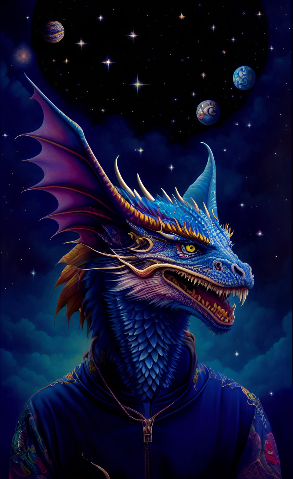 dragon beast characters starry night sky, $malformed$, $weird face$, high quality, detailed preview