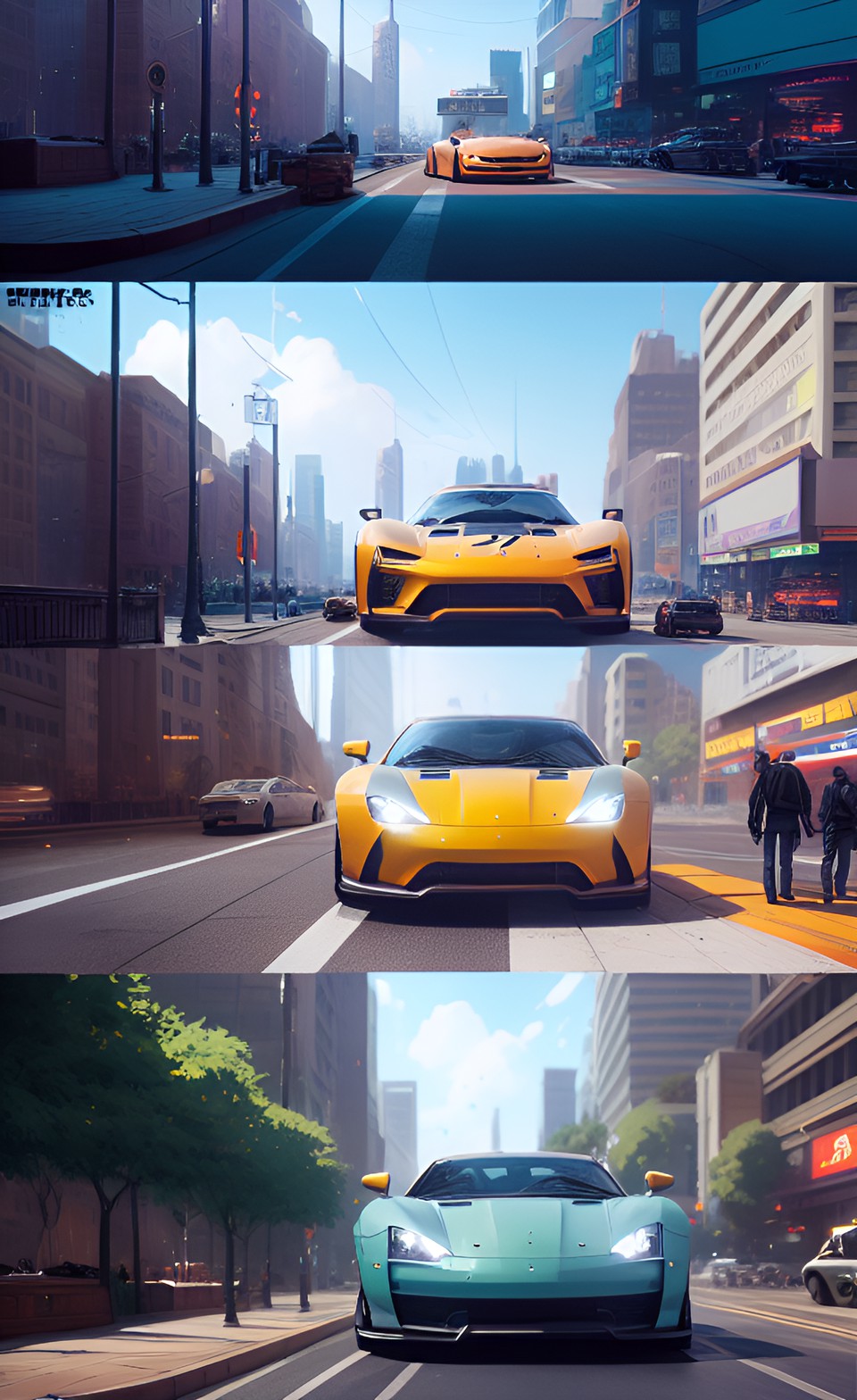 cars in the street preview