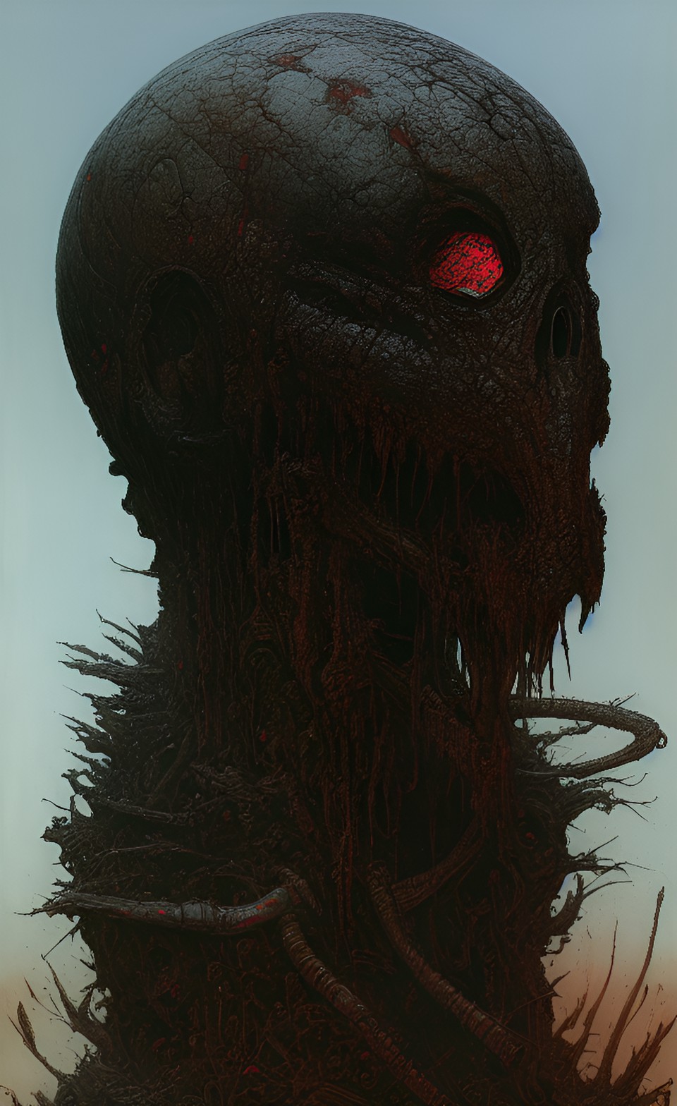 dismembered alien, gore, quartered, ultrarealistic, 4k, full of details; h.r. giger; beksinski. preview