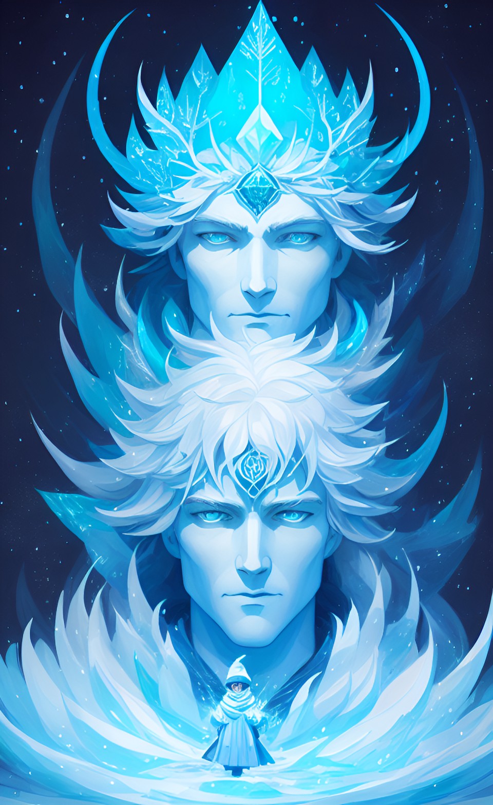 Jack's Frost - jack's frost, ice themed transcendent character. snow and ice, god of winter. one character preview