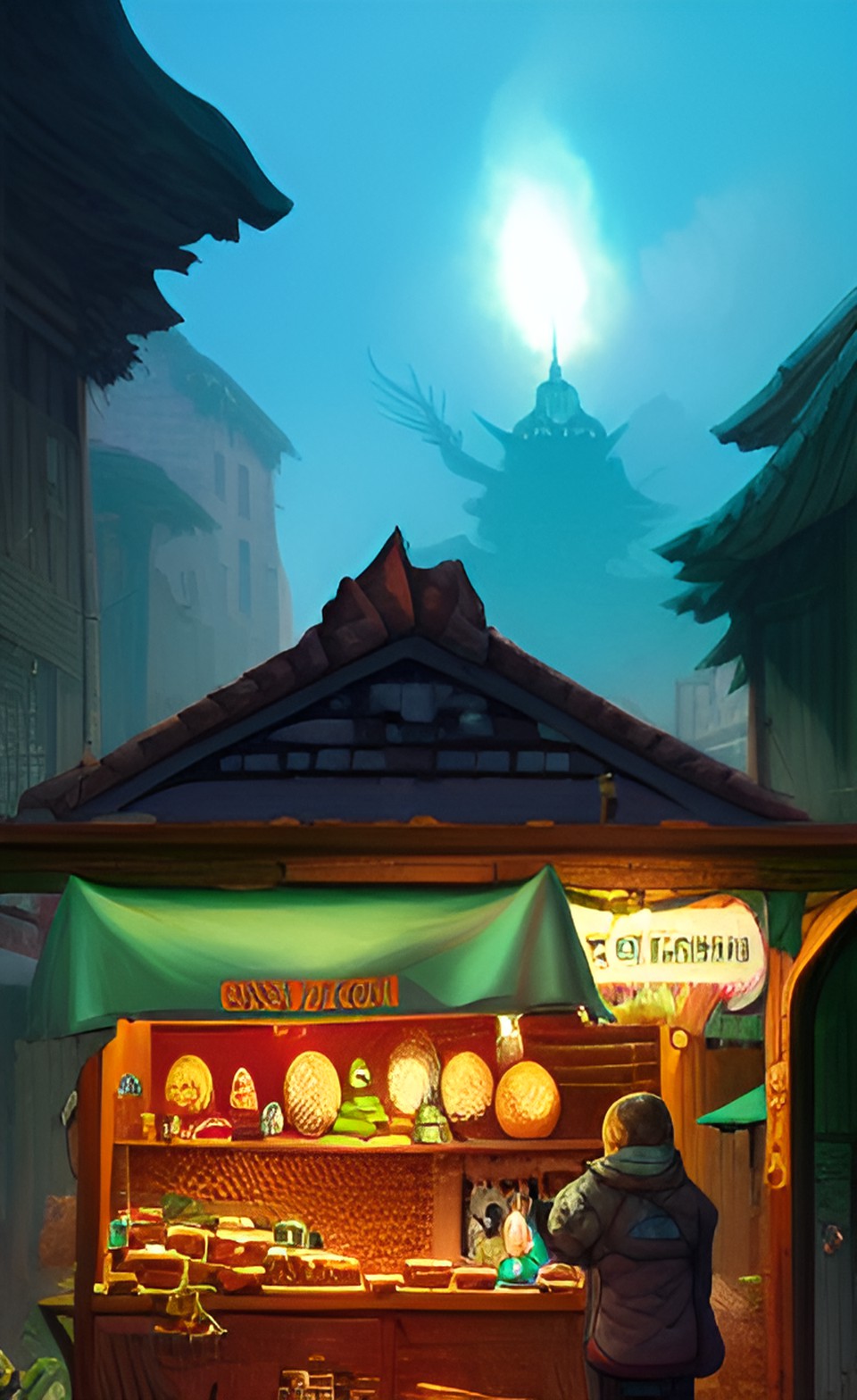 dragon egg street merchant stall preview