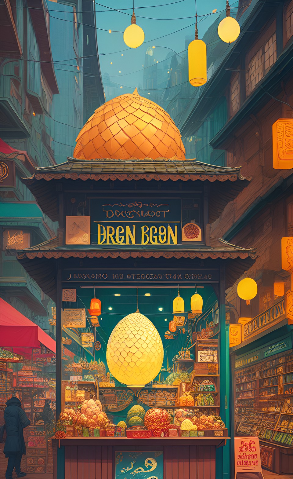 dragon egg street merchant stall preview