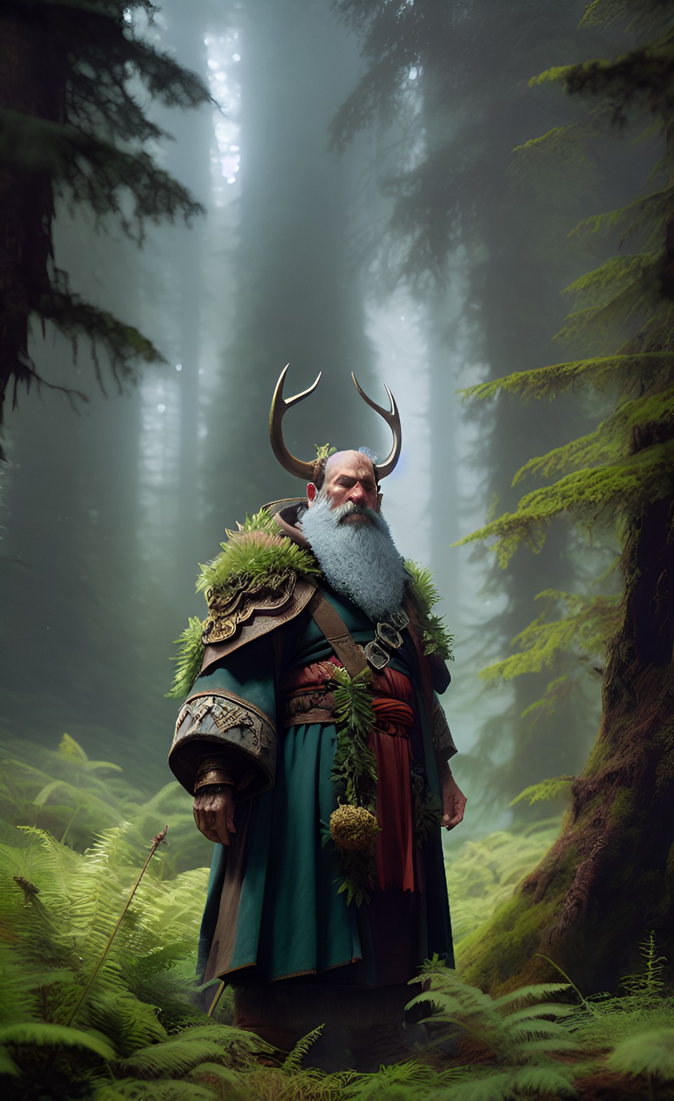 druid priest in pacific northwest forest preview