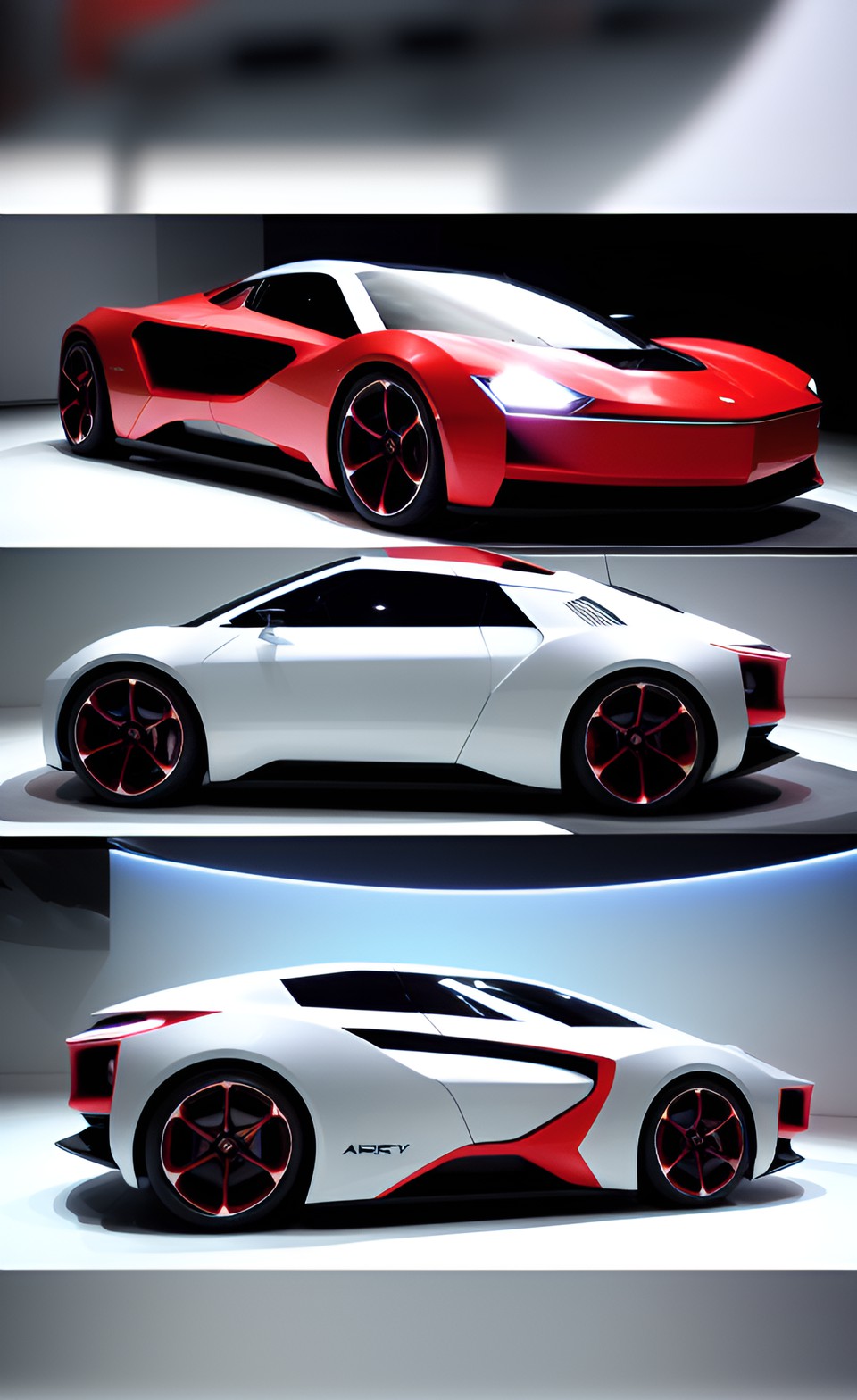 a futuristic car preview