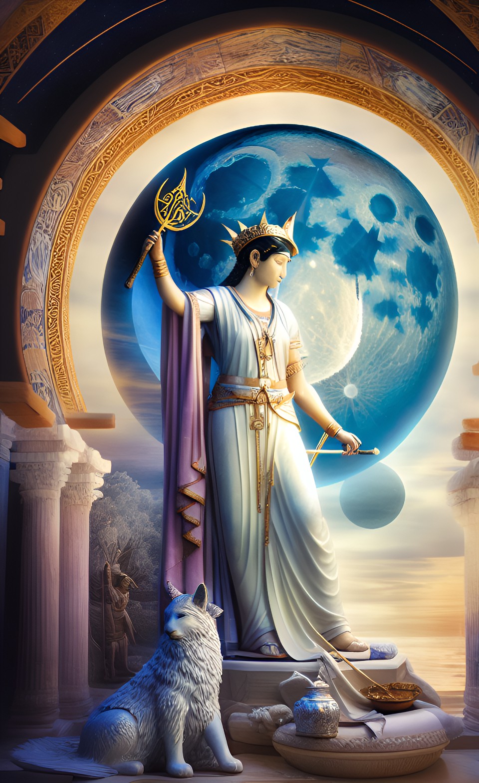 artemis cleaning - moon, tides, artemis, angles, cleansing and cleaning the temple, a house of prayer preview