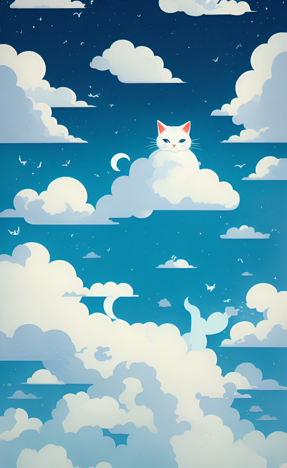 cat formed by clouds preview