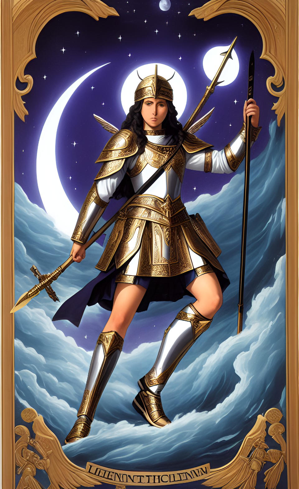 lenten discipline, deep fervent repentance of the faithful, warrior archangel michael like artemis the huntress brings a lunar tidal wave,  tsunami, cleansing sinners from the temple preview