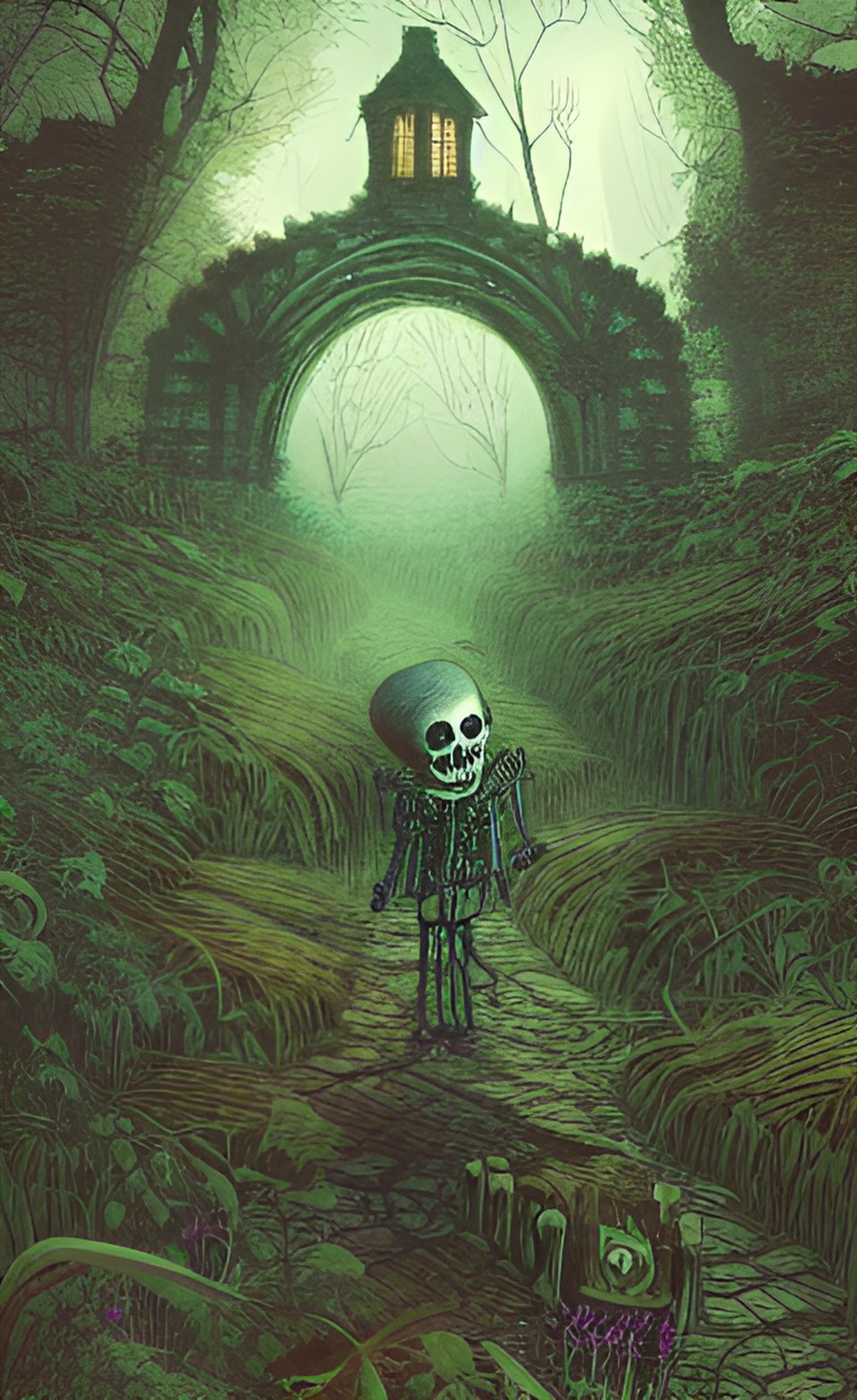 mossy ghoul skeleton rising preview