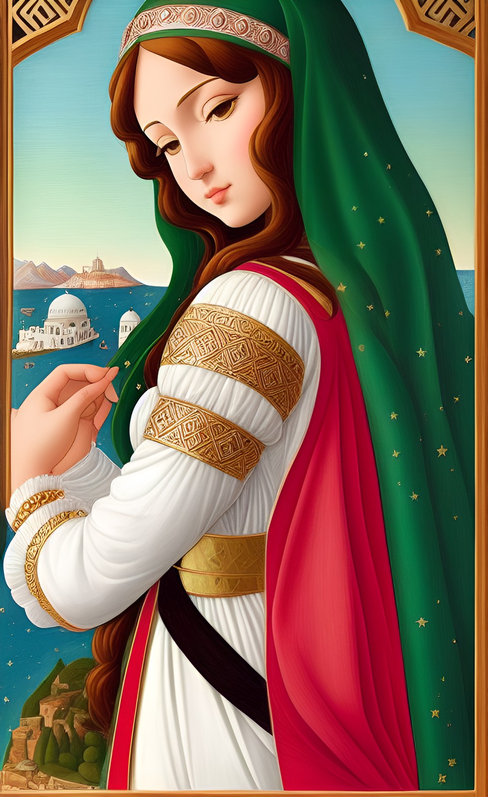 cute adorable pawg, iranian woman, miniature , sandro botticelli art, magical art, greek goddess preview