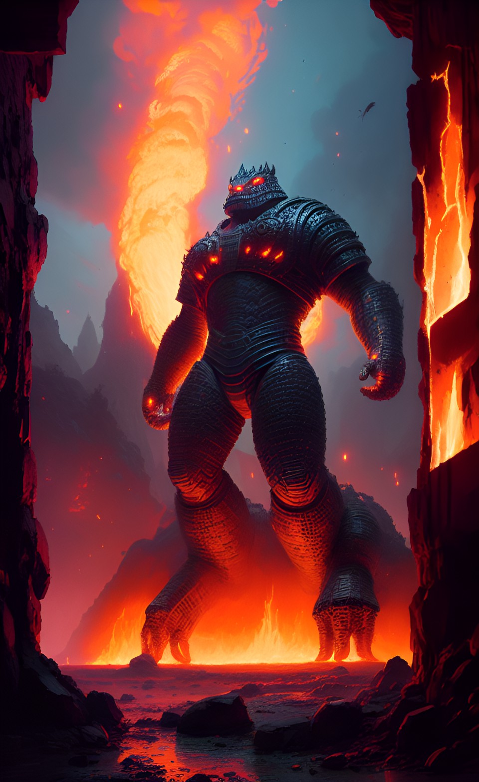 lava golem preview