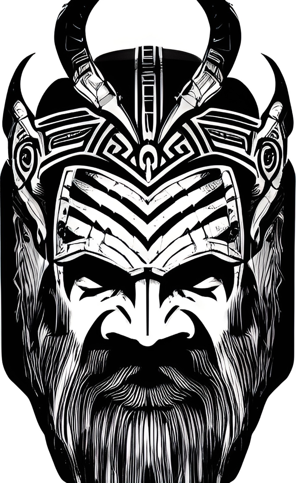 thor viking celtic face helmet preview